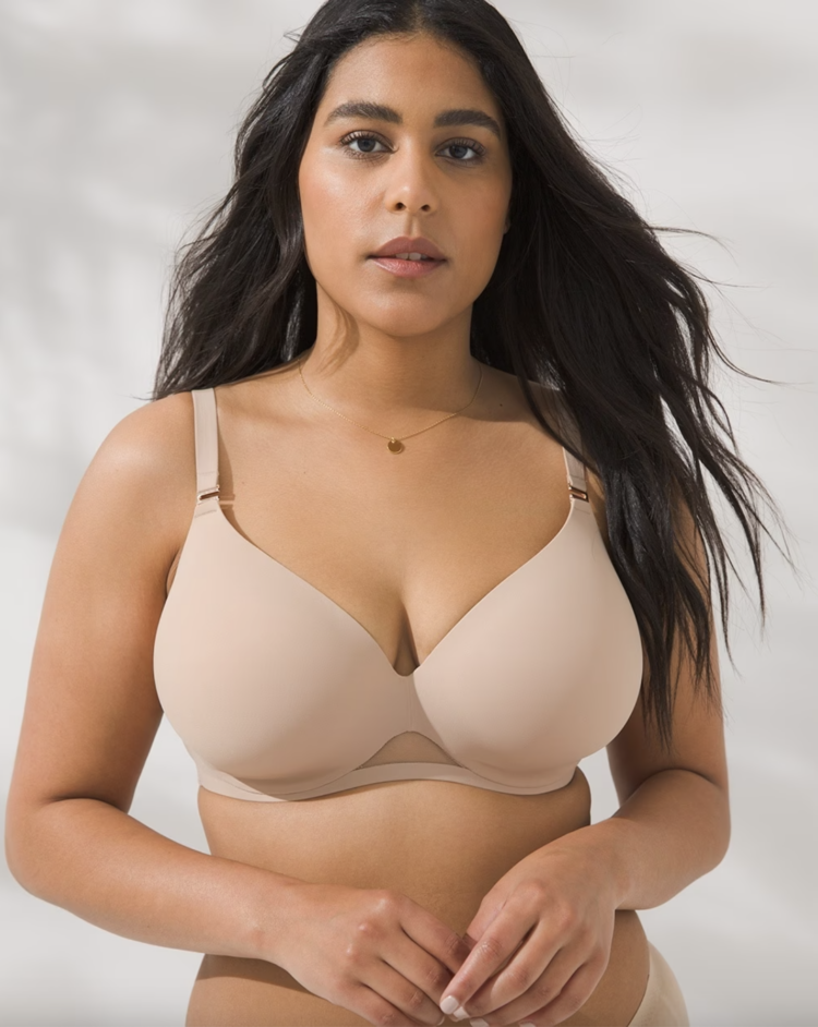 Soma Embraceable Perfect Coverage Bra In Nude
