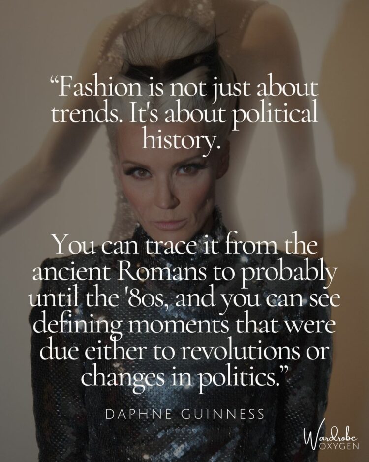 quote about fashion from daphne guinness