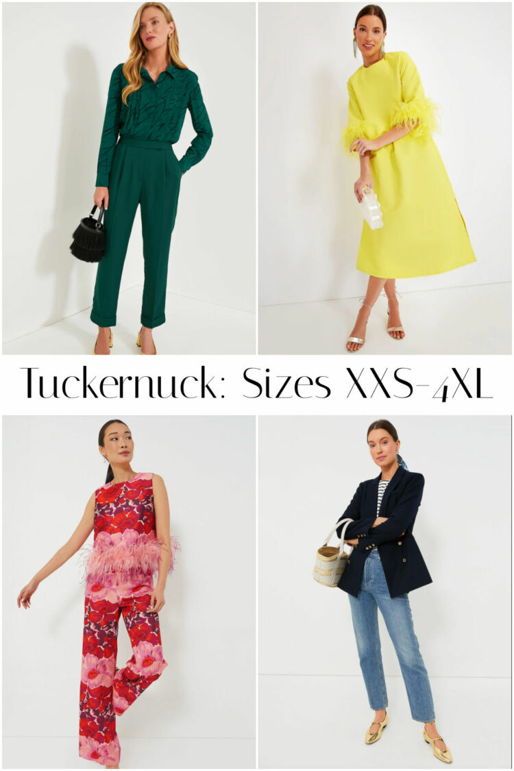 a collage of four looks from Tuckernuck