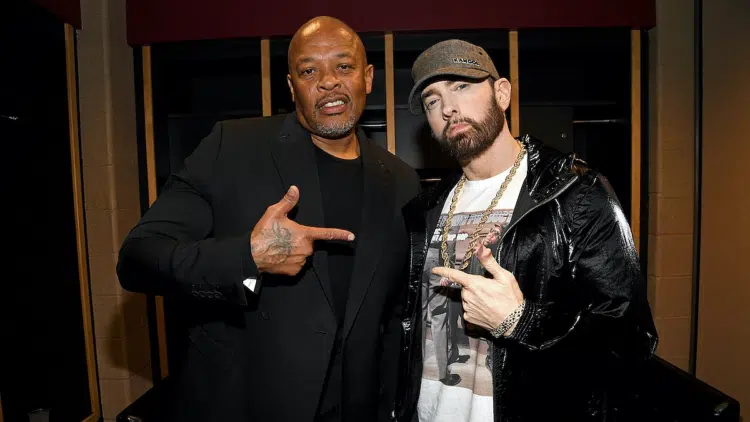 Eminem and Dr. Dre, March 2024