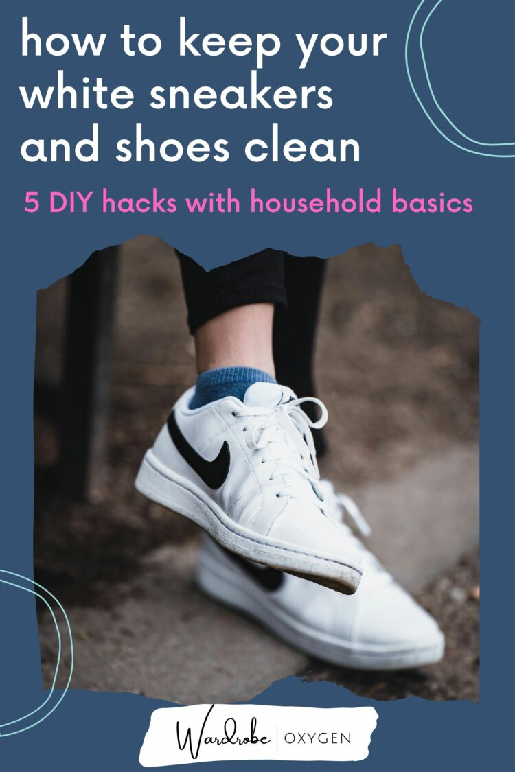 how to keep white sneakers clean by Wardrobe Oxygen