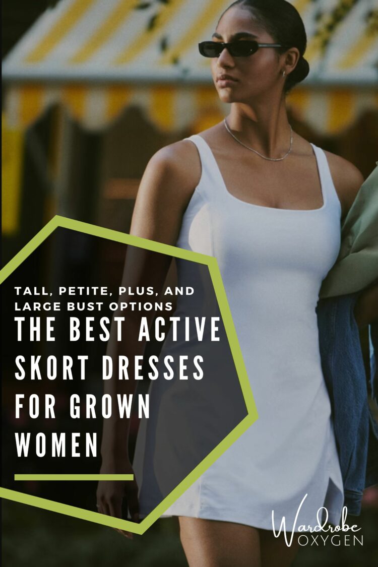 Tall, petite, plus, large bust, for lounge, for workouts... I've gathered the best athletic skort dresses for us grown women including my personal favorite (with photos)