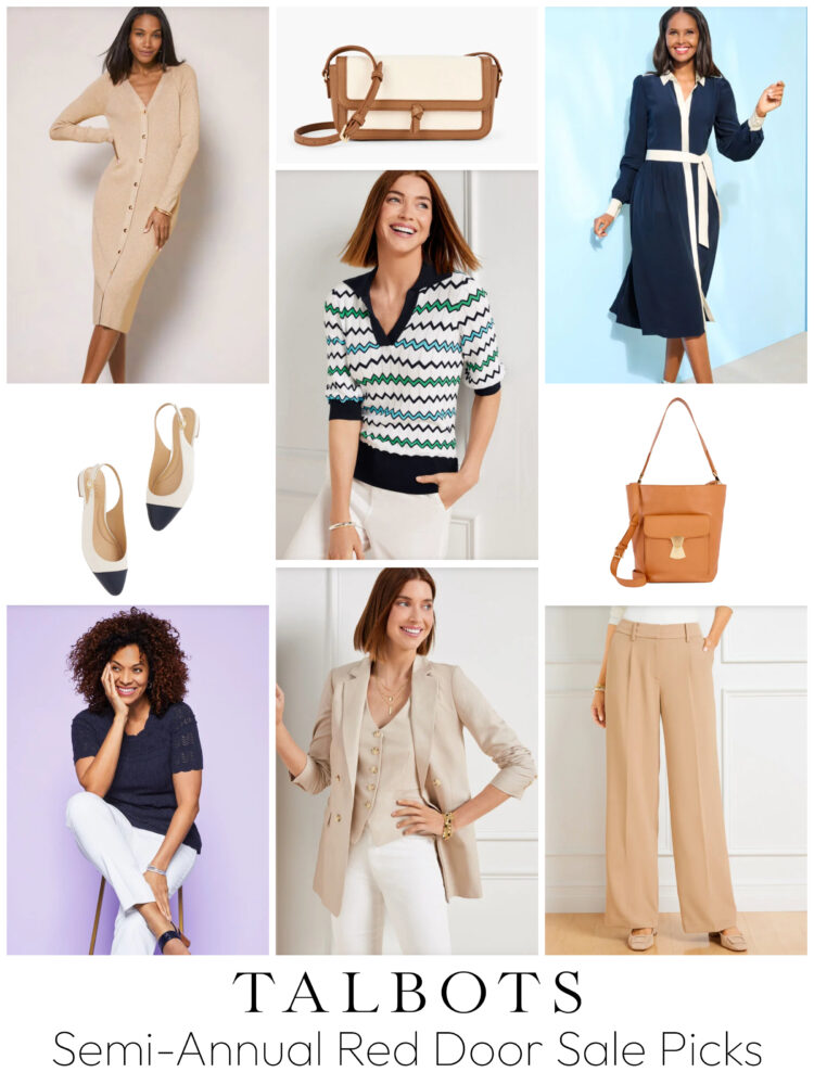 work fashion in the talbots semi annual red door sale