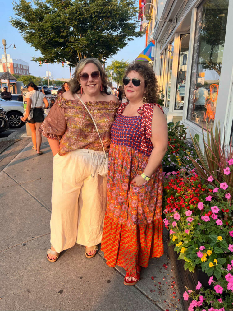 printfresh dress review featuring debbie and alison from wardrobe oxygen