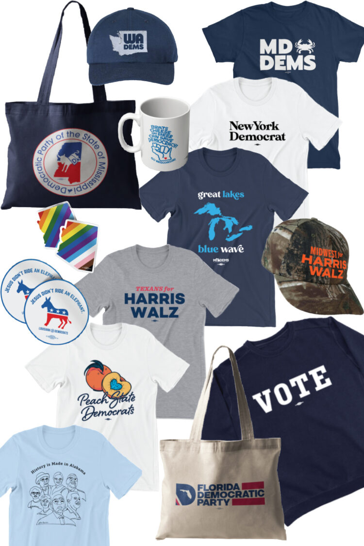 state specific democrat merch