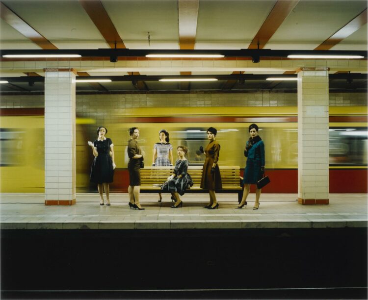 Eve Sussman, Women in S-Bahn (Photographic still from The Rape of the Sabine Women), 2005