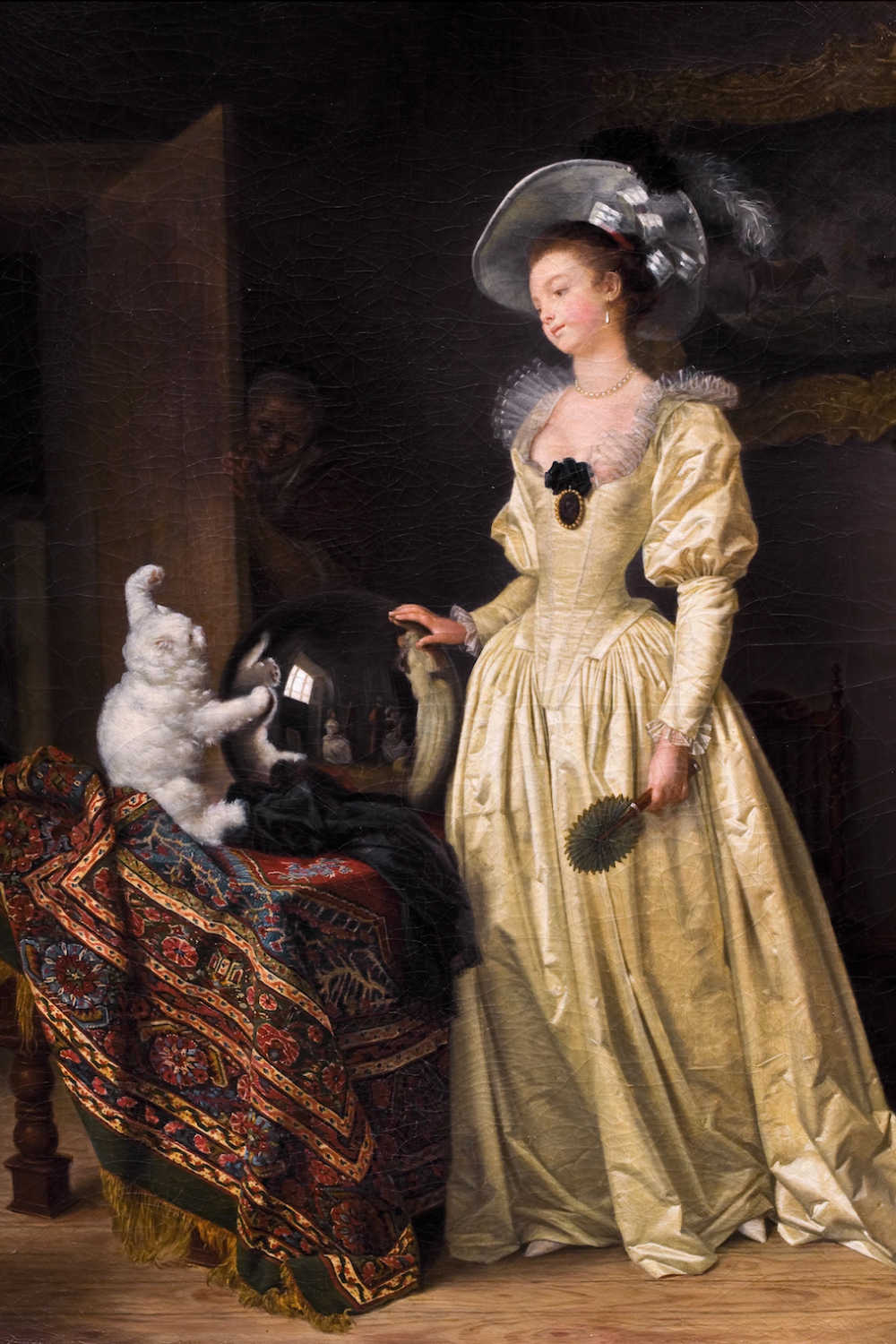 The Angora Cat, Marguerite Gérard, 1780