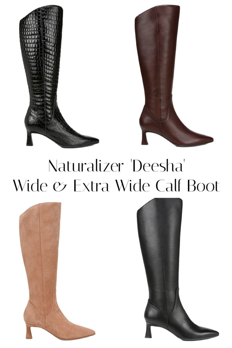 Extra wide leg womens boots best sale