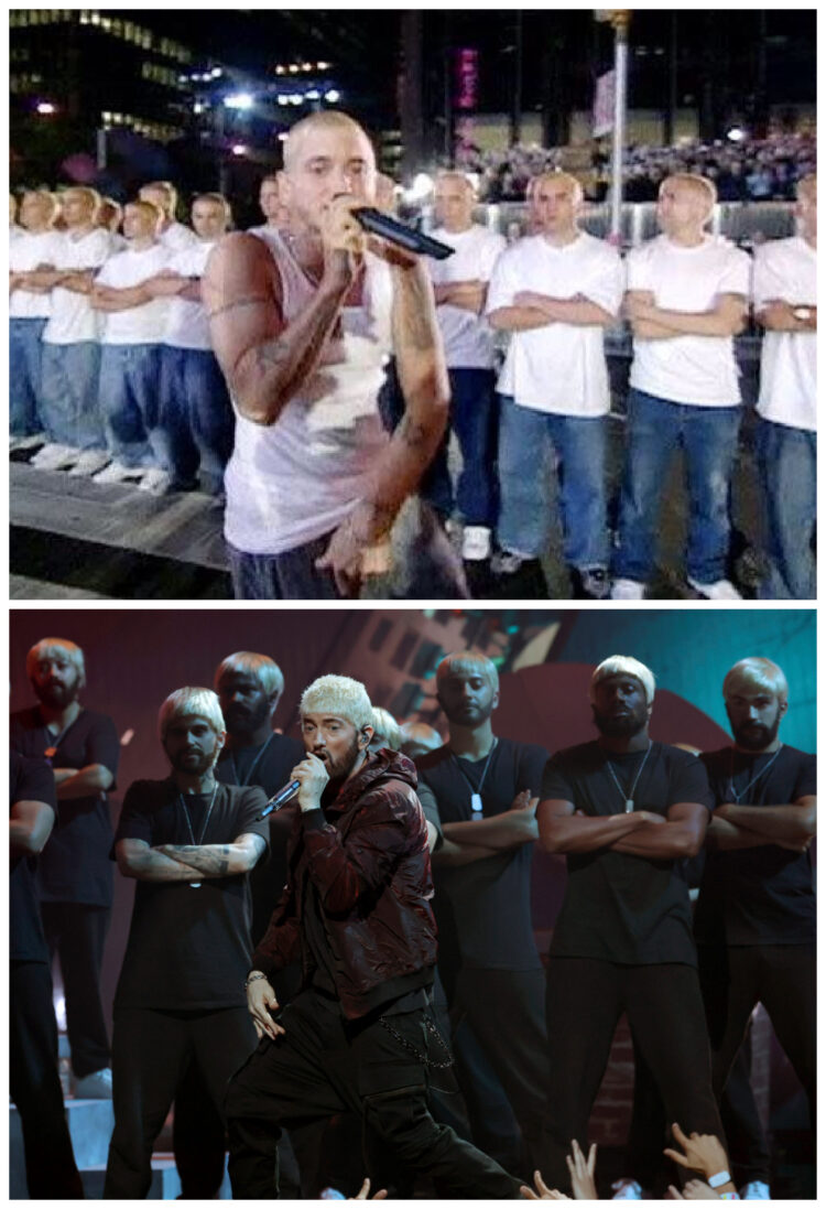 eminem 2000 vs 2024 VMAs