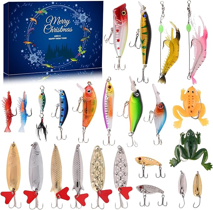 fishing lures advent calendar