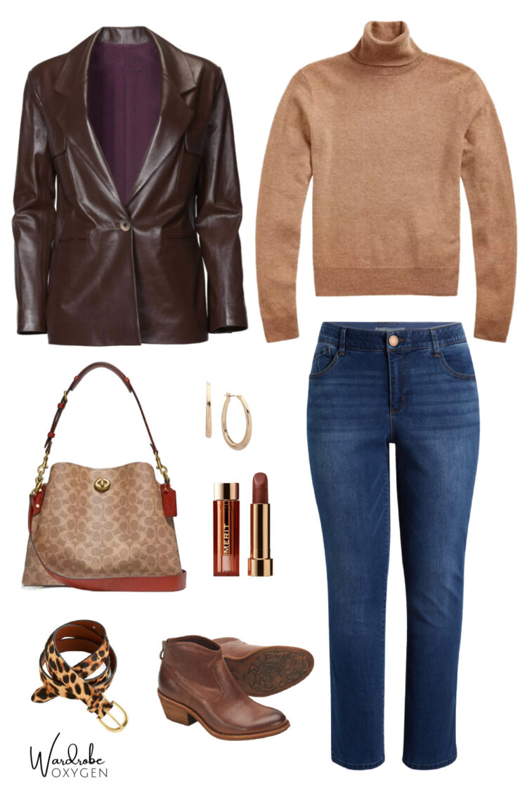 how to style a leather jacket fall 2024