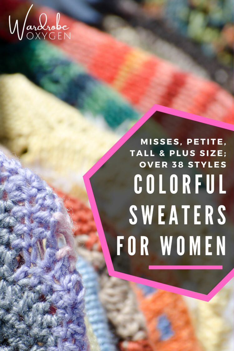 38 colorful sweaters for grown women by wardrobe oxygen