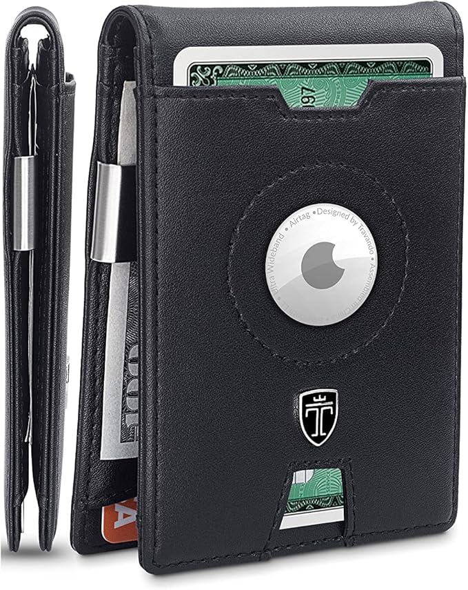 rfid blocking airtag wallet for men