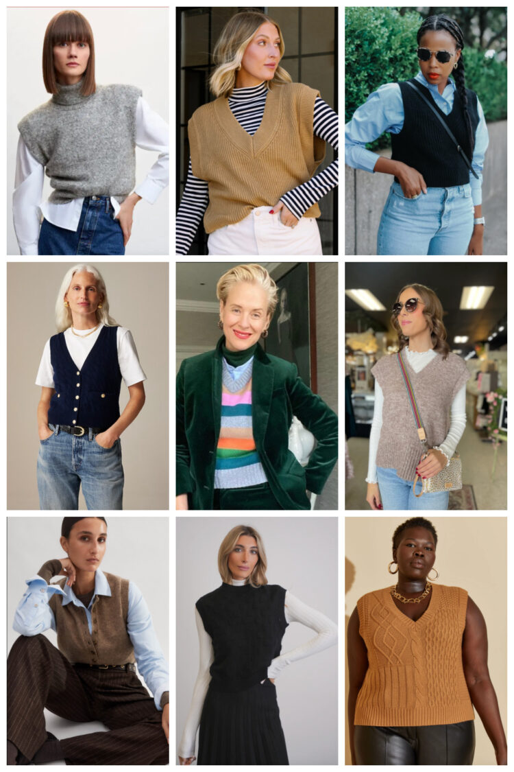 tips for styling sweater vests by wardrobe oxygen