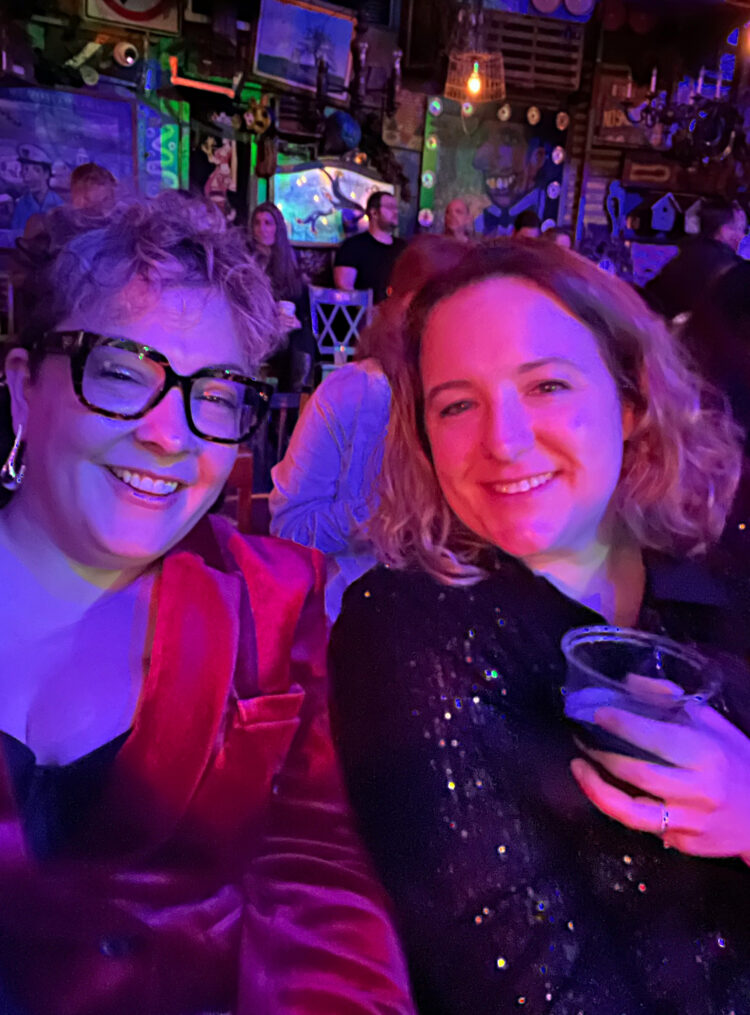 alison and tiffany at absinthe in las vegas 2025