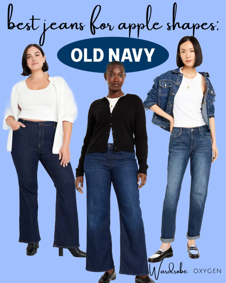 are old navy jeans good for apple shapes