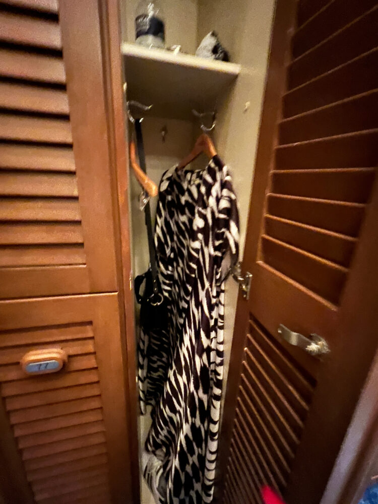 banana republic dress in the spa locker