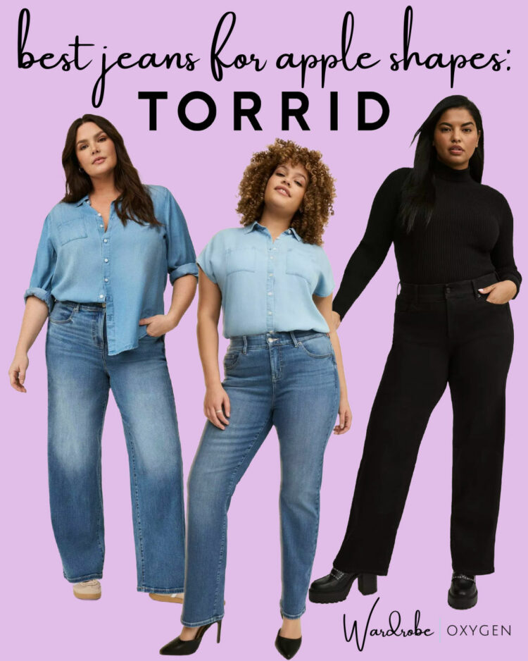 best jeans for apple shapes torrid