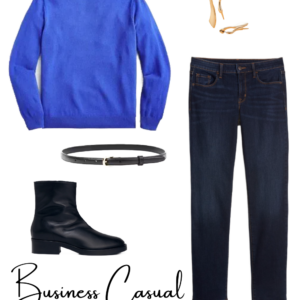 business casual with jeans 1