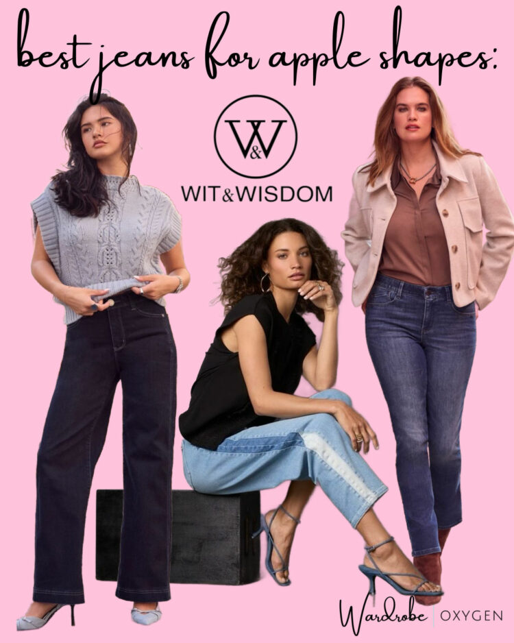 wit & wisdom jeans for apple shapes women over 40