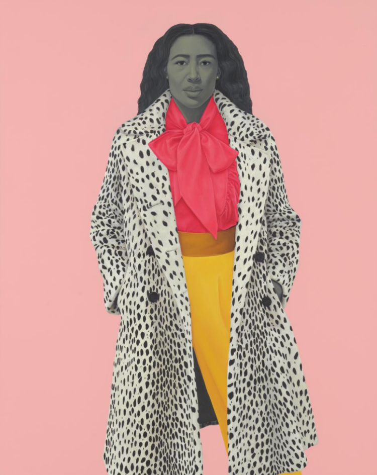 Amy Sherald, As Soft As She Is..., 2022