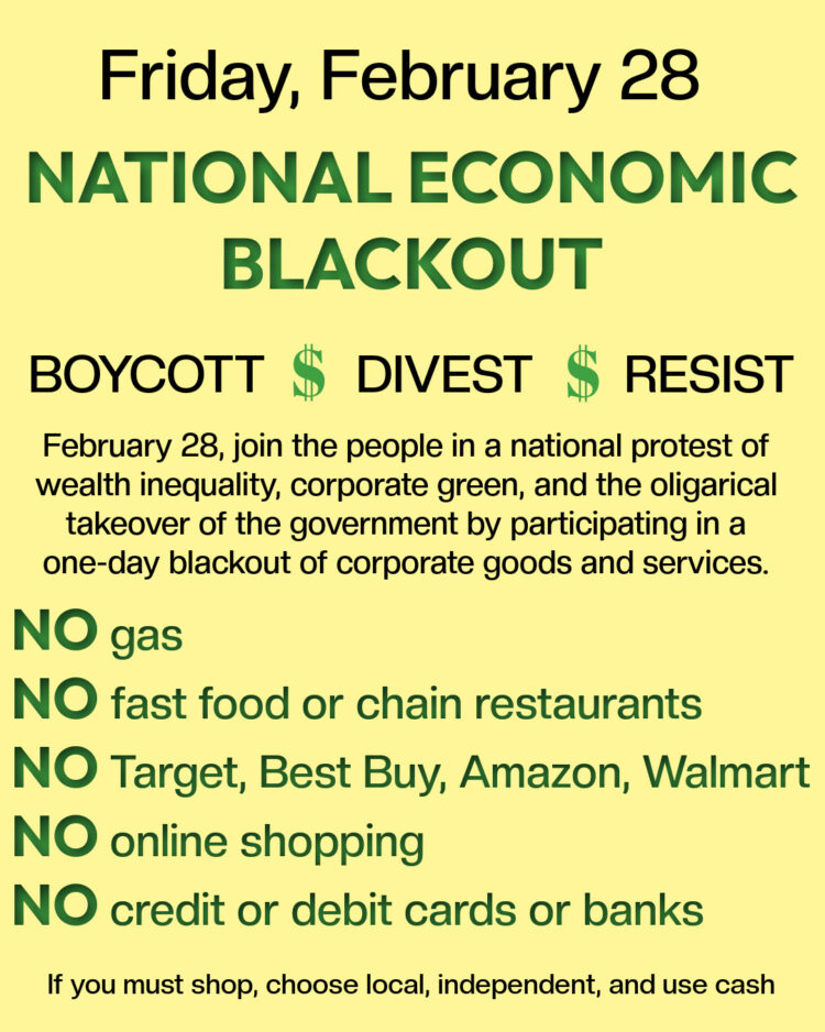 economic blackout february 28 2025