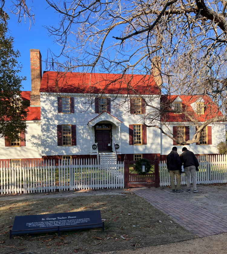 St. George Tucker House in Williamsburg Virginia