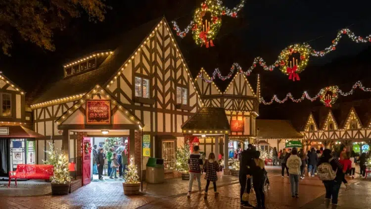 christmas town in busch gardens williamsburg virginia