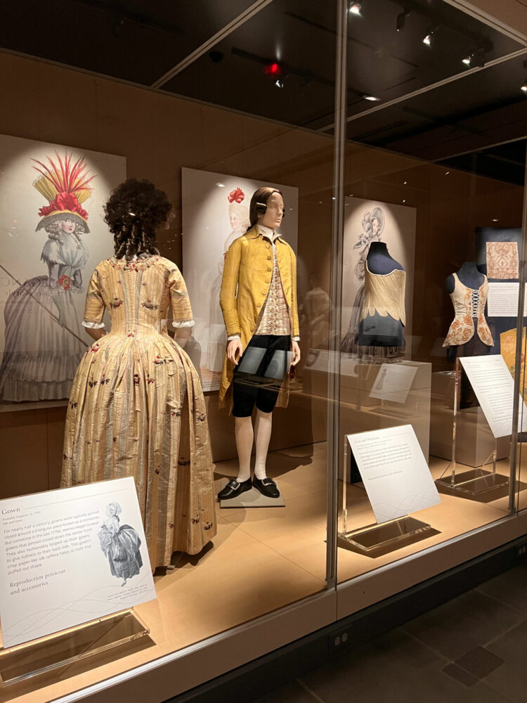 fashion exhibit at the williamsburg art museum