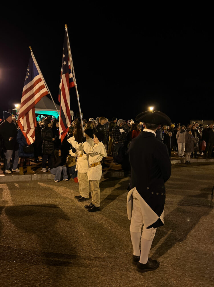 fife and drum corps at yorktown annual christmas tree lighting