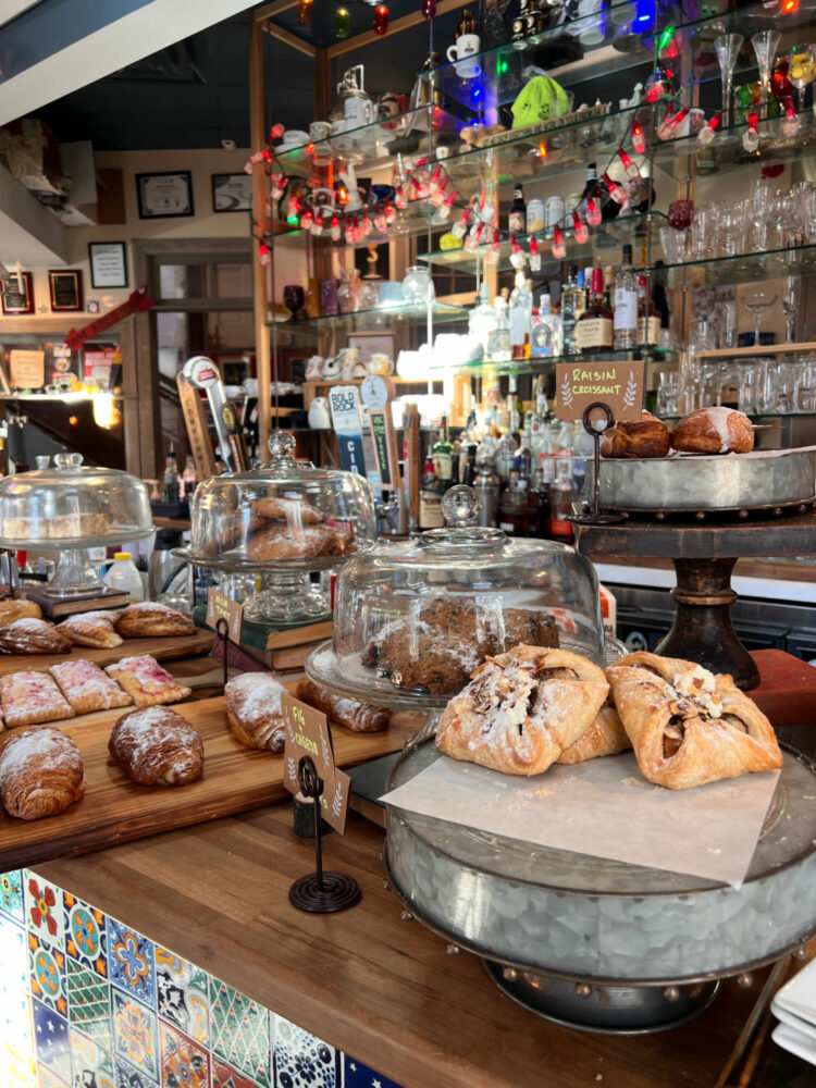 Pastries at the Culture Cafe in Williamsburg, Virginia